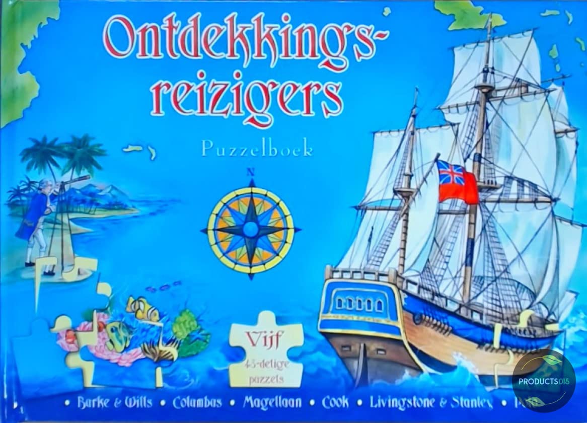 Ontdekkingsreizigers Puzzelboek: vijf 18-delige puzzels book
