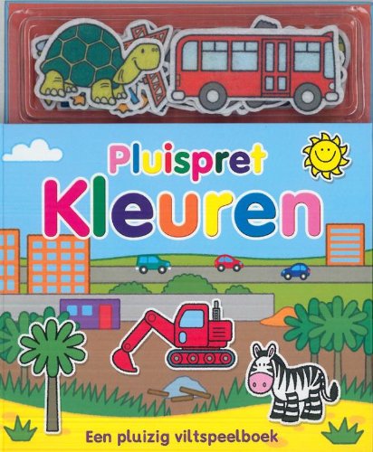Kleuren: een pluizig viltspeelboek book