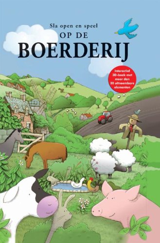 Op de boerderij: sla open en speel op de boerderij book