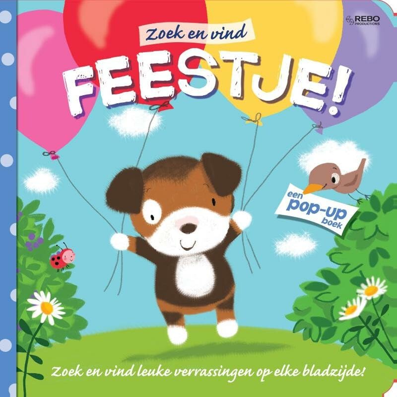 Zoek en vind feestje!: pop-up boek book
