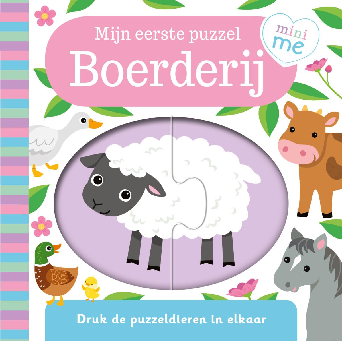 Boerderij - Mijn eerste puzzel: Druk de puzzeldieren in elkaar book