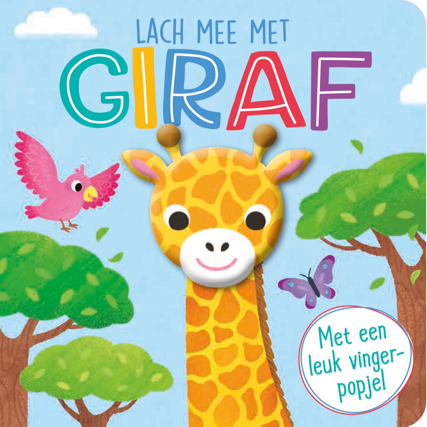 Lach mee met giraf: Met een leuk vingerpopje! book