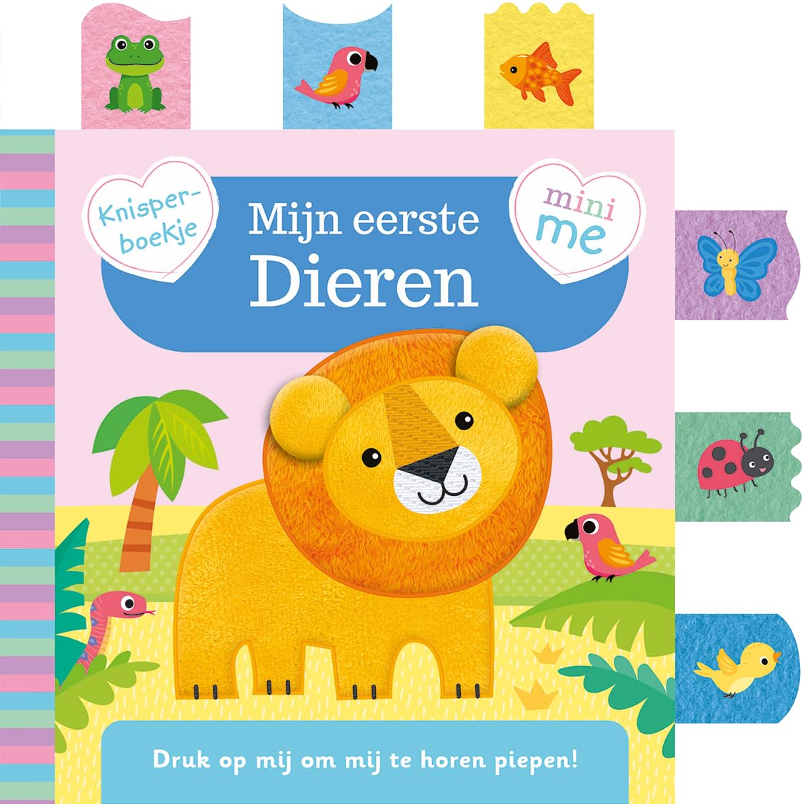 Mijn eerste dieren - knisperboekje - mini me: Druk op mij om mij te horen piepen! book