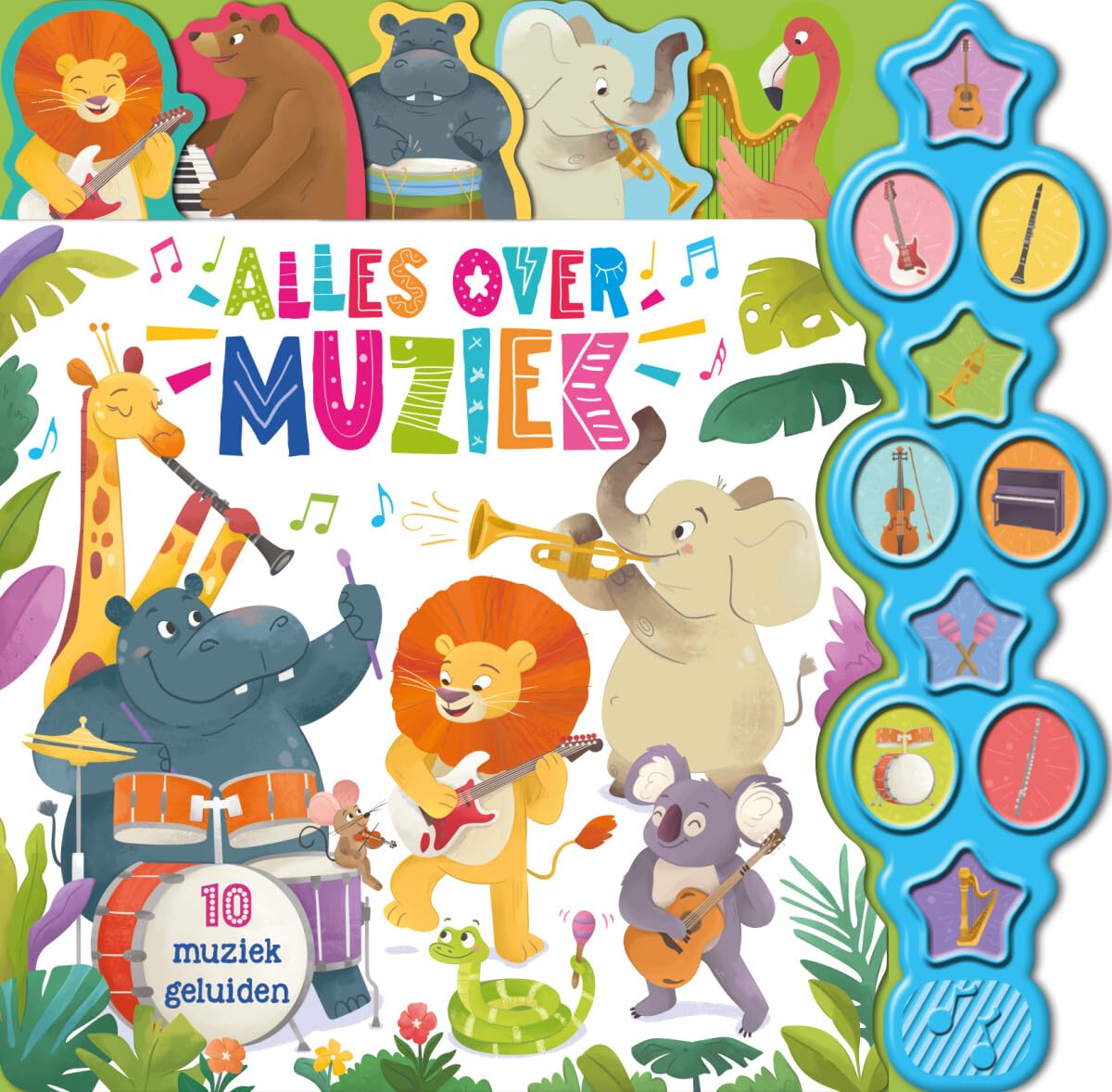 Geluidenboek Alles over muziek: 10 muziek geluiden Non-fiction