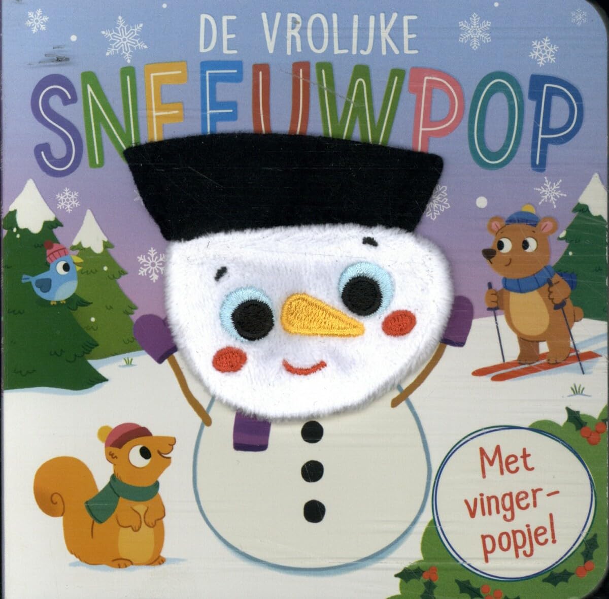 De vrolijke sneeuwpop - Vingerpopboek book