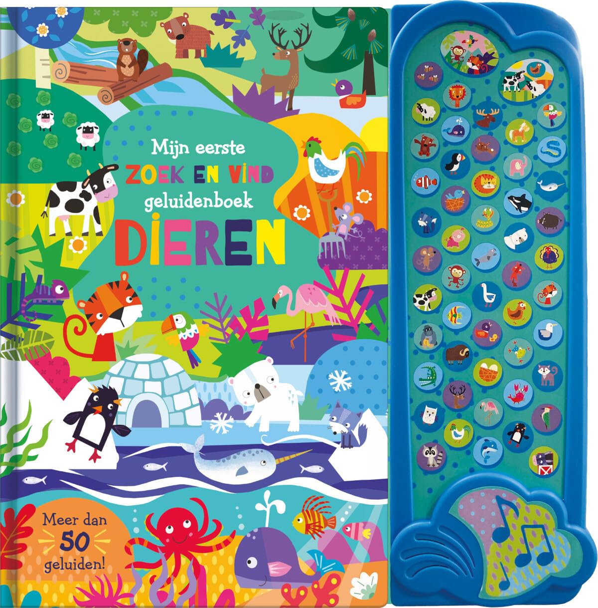 Dieren - Mijn eerste zoek en vind geluidenboek: Meer dan 50 geluiden! book