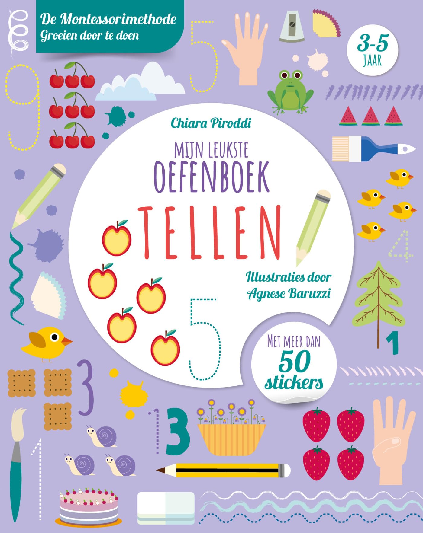 Tellen - Mijn leukste oefenboek: De Montessorimethode: groeien door te doen book