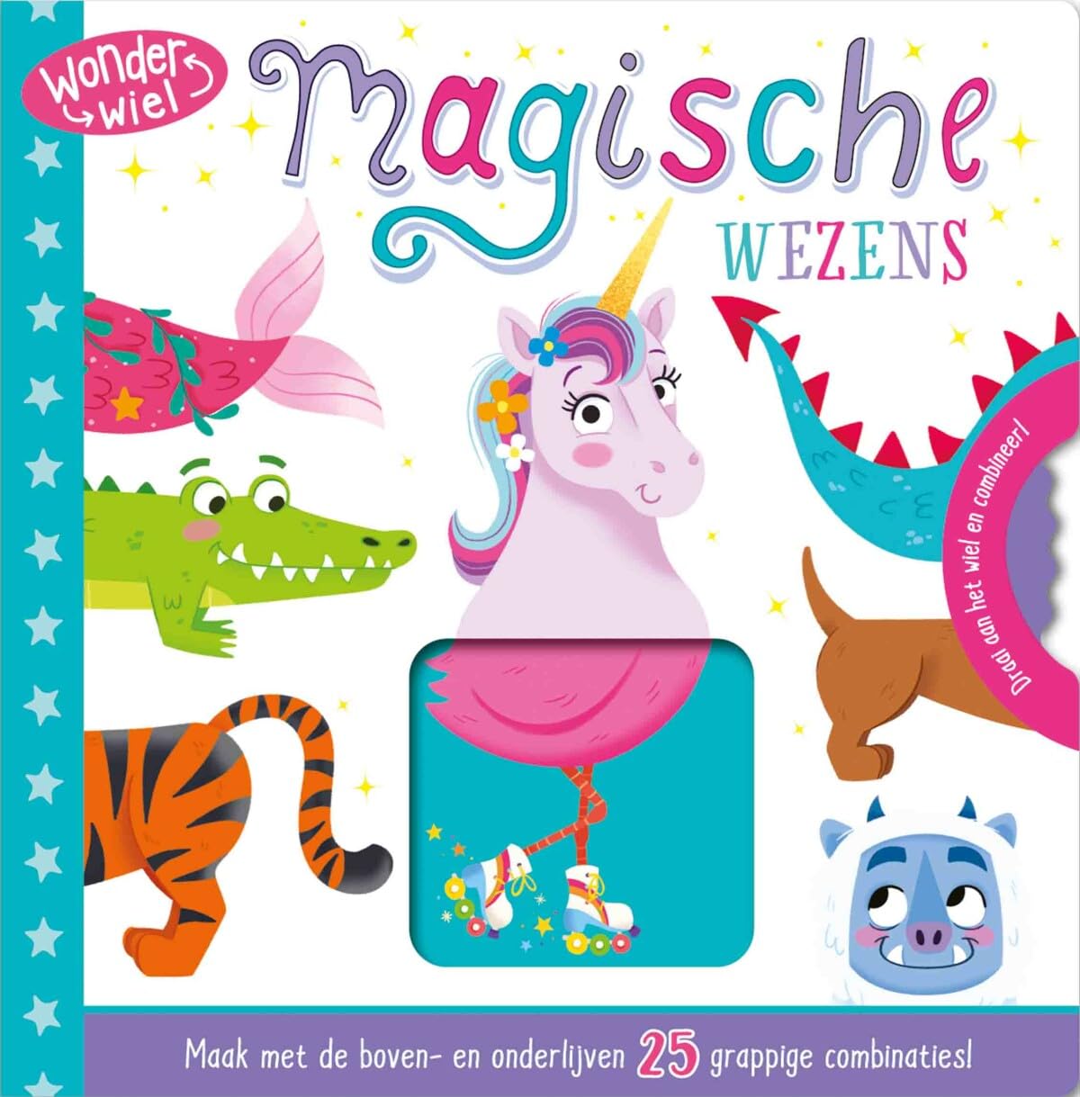 Magische wezens - Wonderwiel: Maak met de boven- en onderlijven 25 grappige combinaties! book