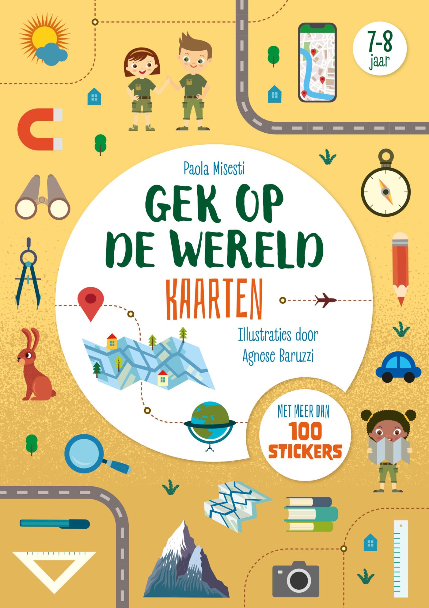 Gek op de wereld kaarten: Met meer dan 100 stickers book