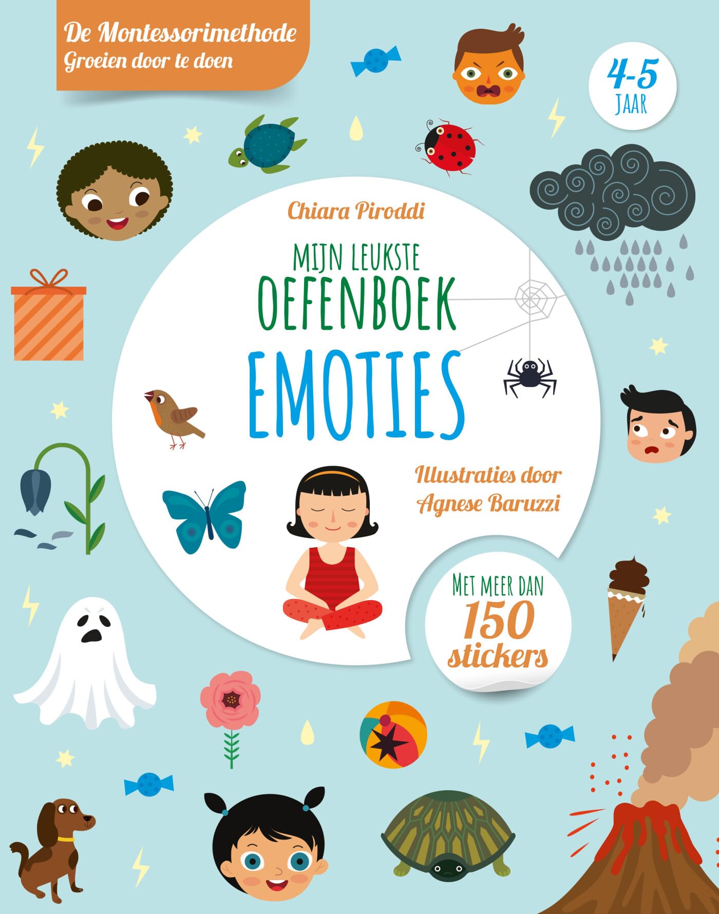 Mijn leukste oefenboek emoties: Met meer dan 150 stickers Non-fiction