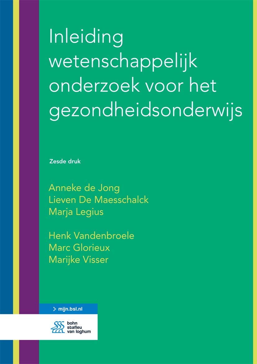 Inleiding wetenschappelijk onderzoek voor het gezondheidsonderwijs book