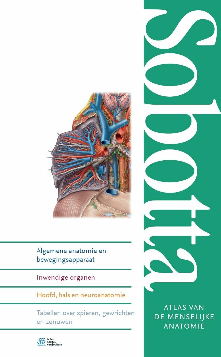 Sobotta, cassette 3 delen en tabellenboek: Atlas van de menselijke anatomie Medicine