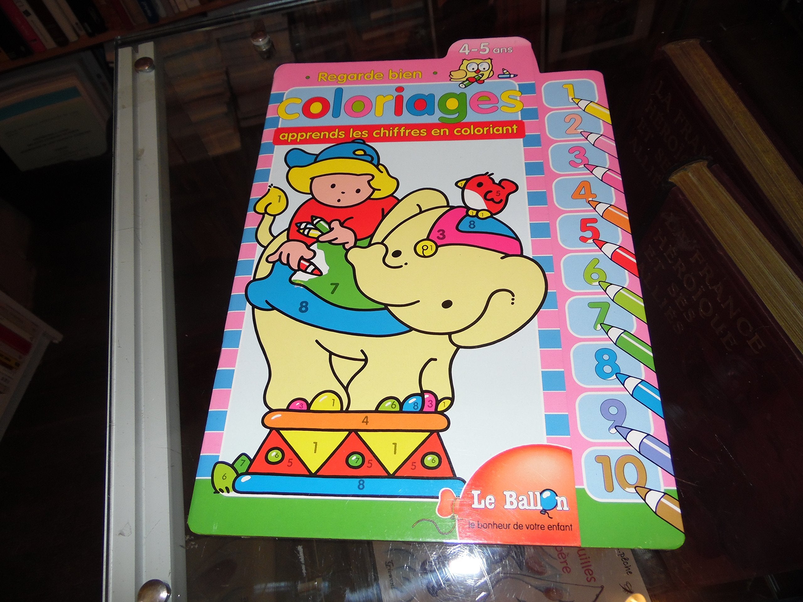 Apprends les chiffres en coloriant : 4-5 ans Tiptoi & Games
