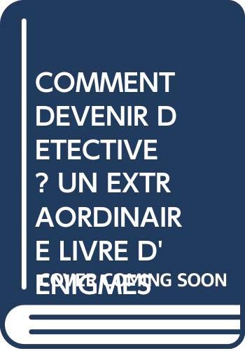 Comment devenir détective - un extraordinaire livre d'énigmes (-) Tiptoi & Games