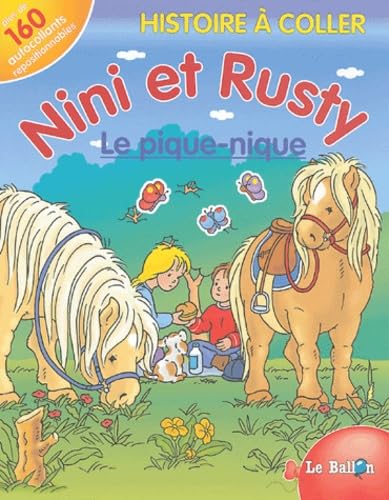 Nini et Rusty : Le pique-nique - Histoire à coller book