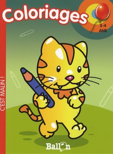 C'est Malin ! Coloriages (chat) 3-4 ans (-) Tiptoi & Games