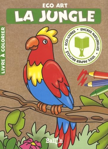 Eco art livre à colorier : La jungle (-) Tiptoi & Games