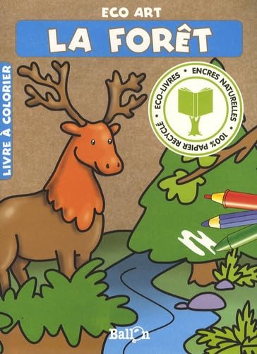 Eco art livre à colorier : La forêt (-) Tiptoi & Games