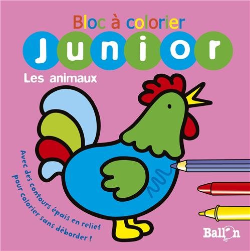Les animaux (Bloc à colorier sans déborder, 1) Tiptoi & Games