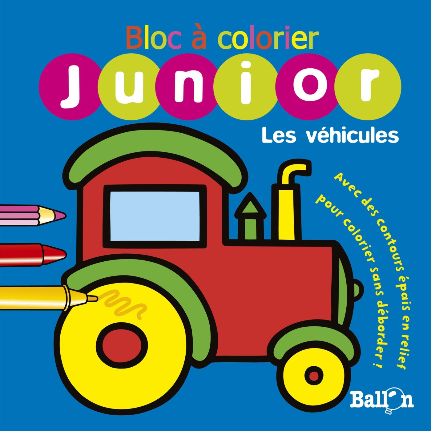 Les véhicules (Bloc à colorier sans déborder, 1) Tiptoi & Games