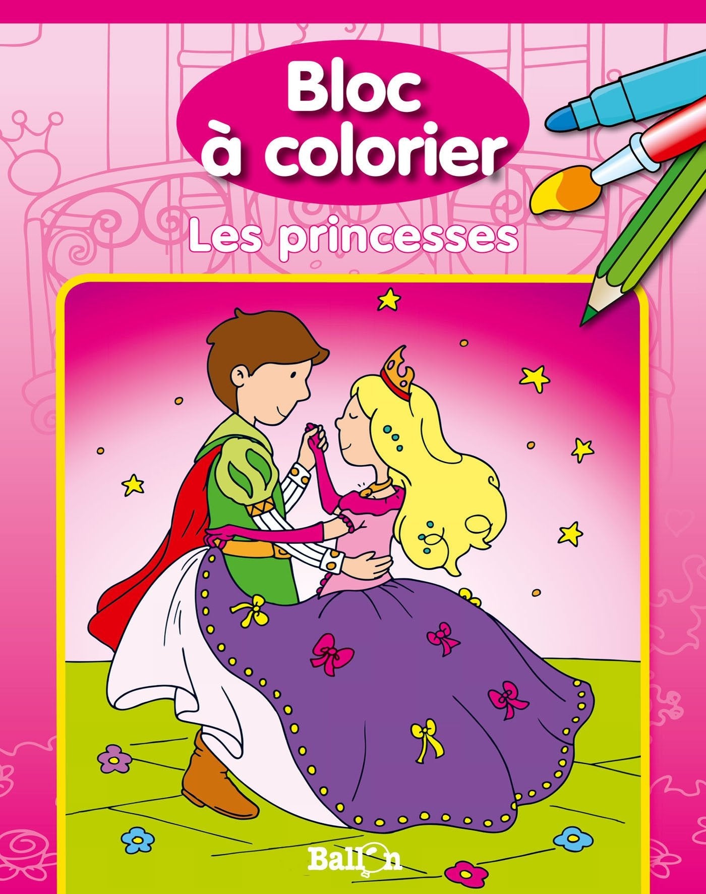 Les princesses FR (Bloc à colorier, 1) Tiptoi & Games