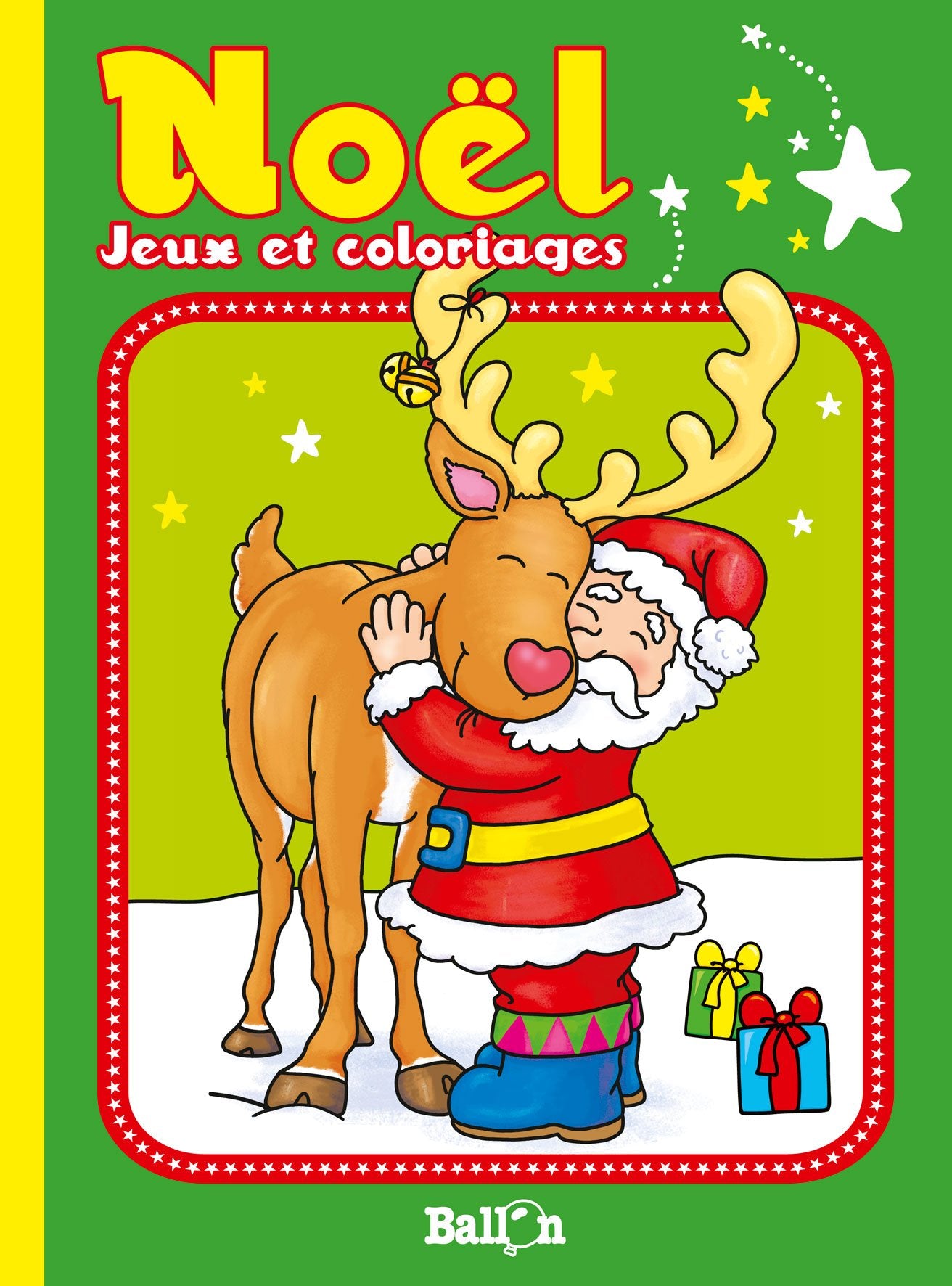 Noël: Jeux et coloriages book