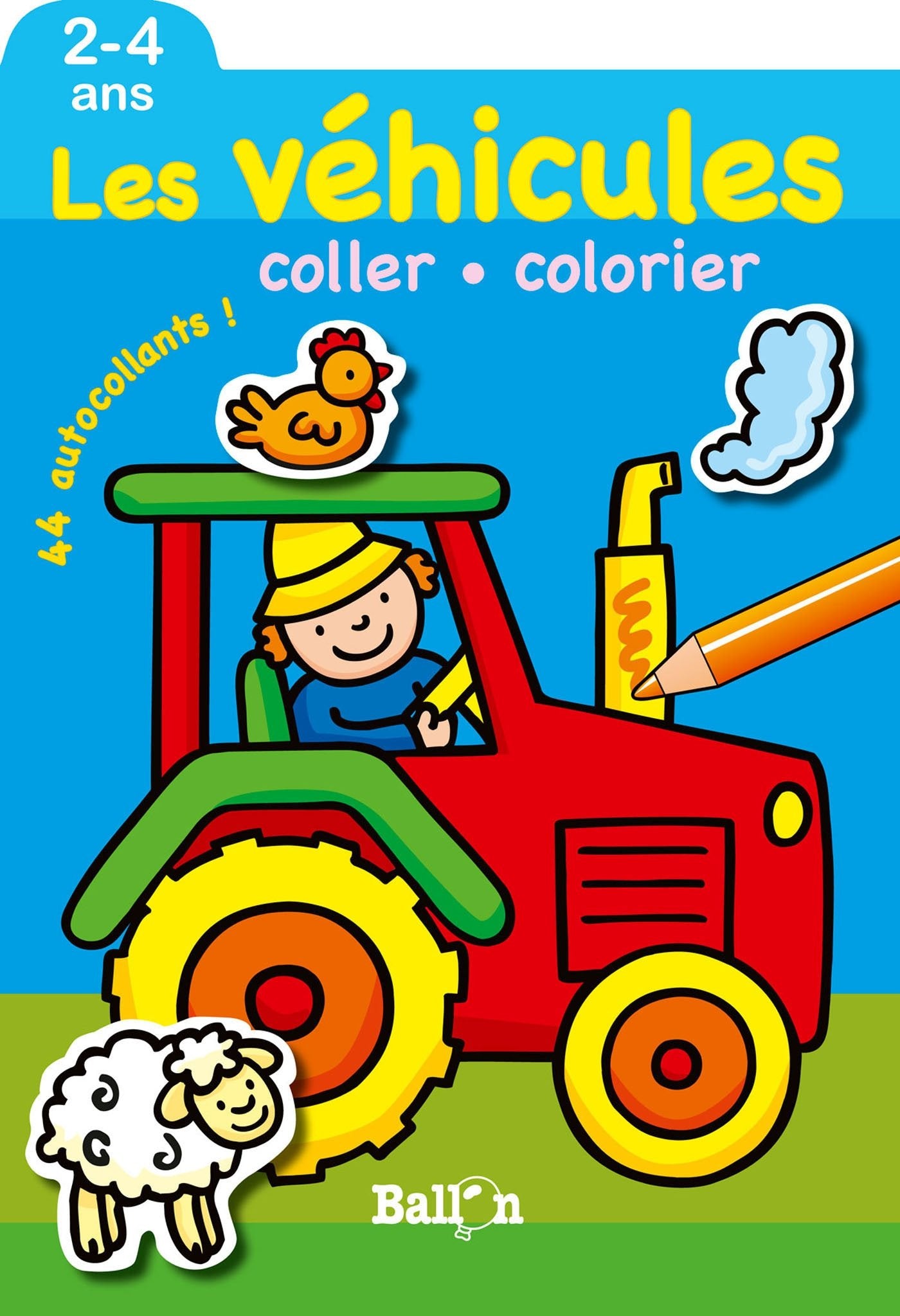Les véhicules (2-4 ans) (Coller et colorier, 1) Tiptoi & Games