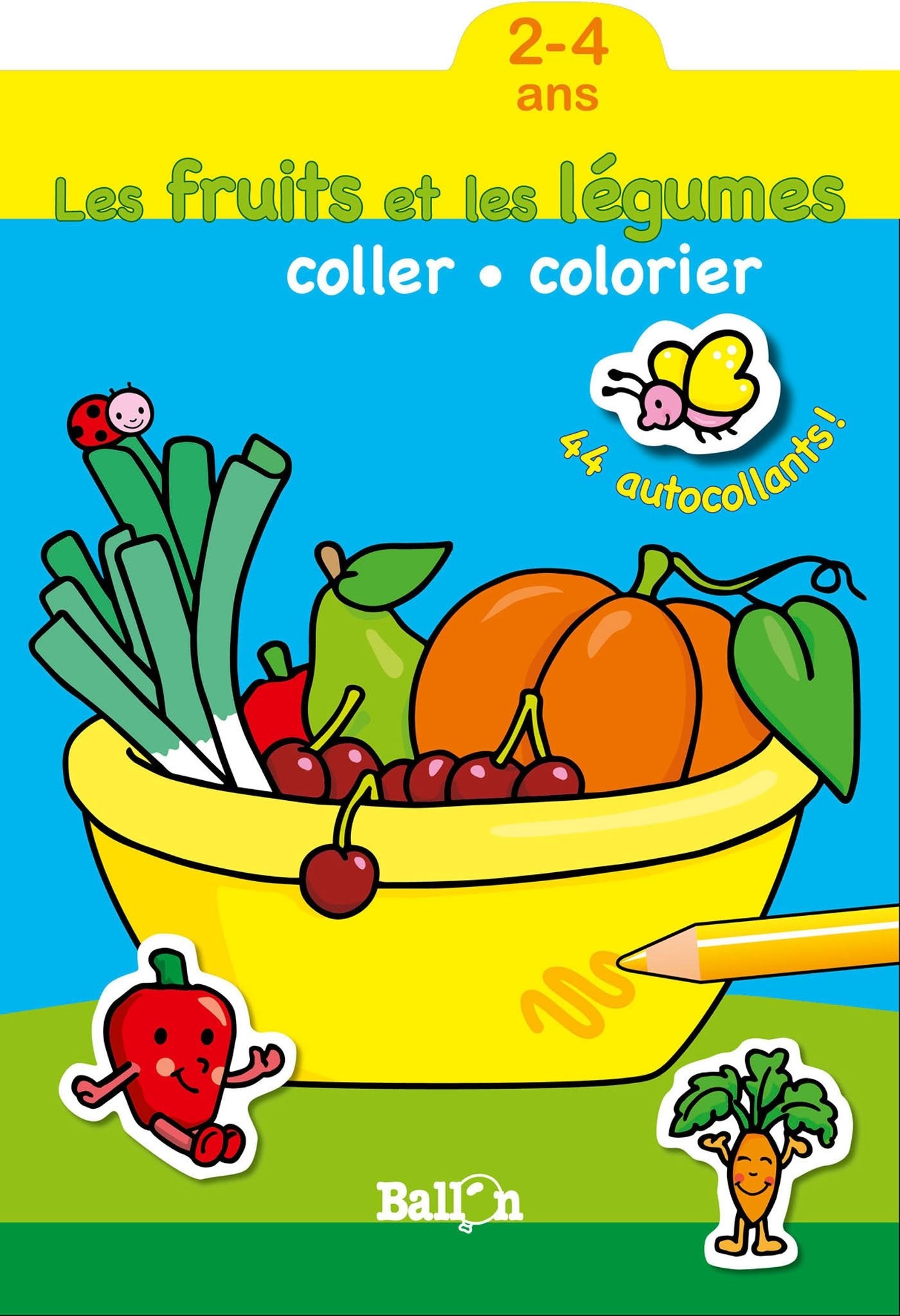 Les fruits et légumes (2-4 ans) (Coller et colorier, 1) Tiptoi & Games