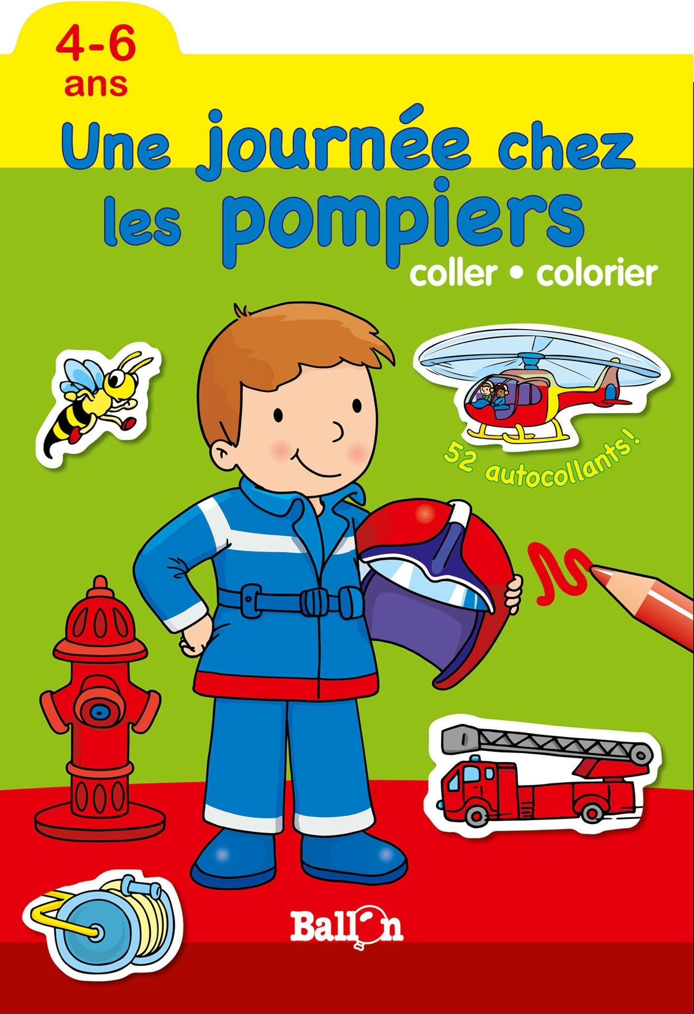 Les pompiers (4-6 ans) (Coller et colorier, 1) Tiptoi & Games