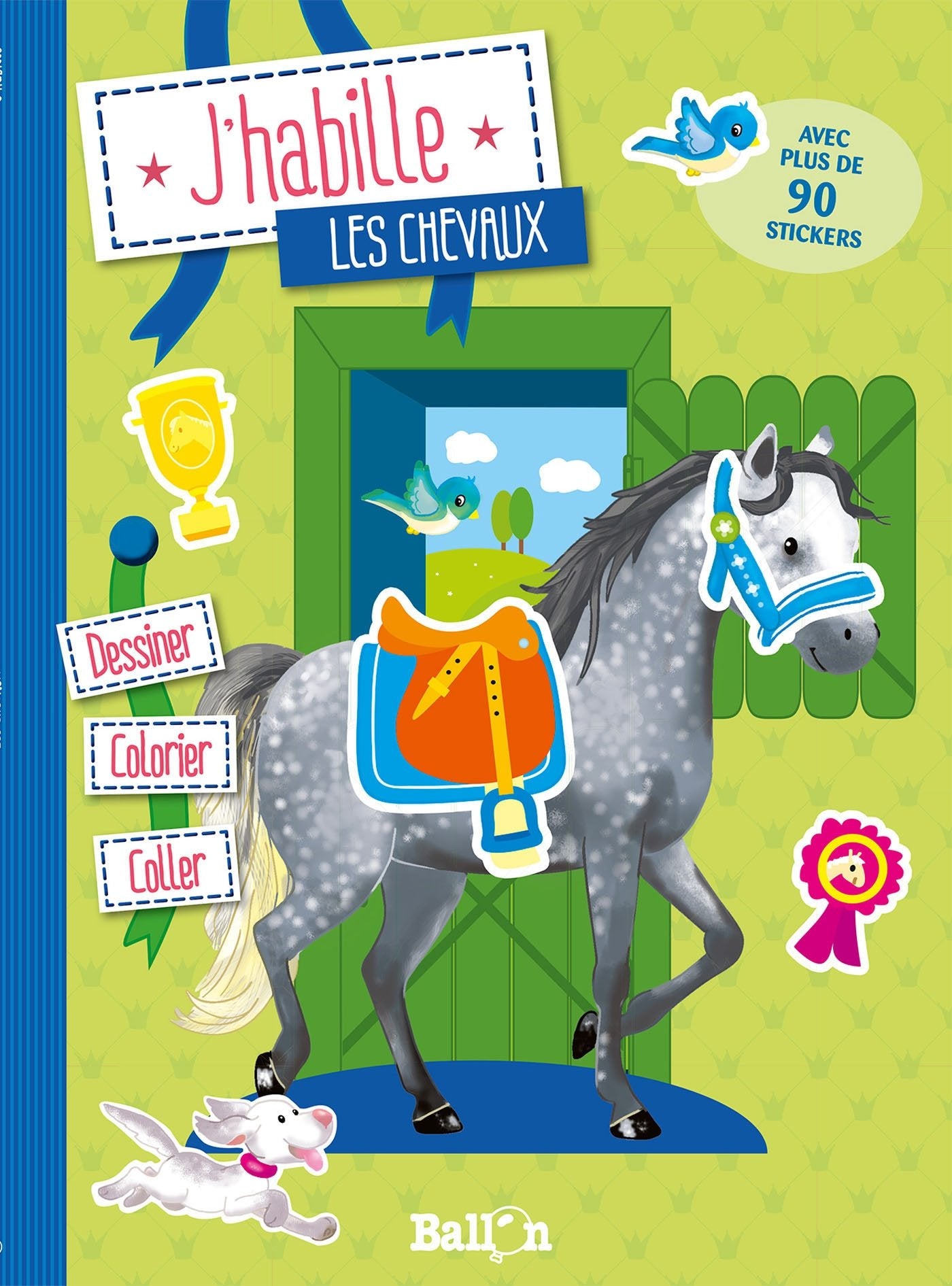 J'habille mes chevaux: Avec plus de 90 stickers book