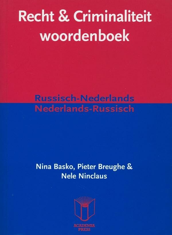 Recht & Criminaliteit woordenboek R-N/N-R Social Sciences