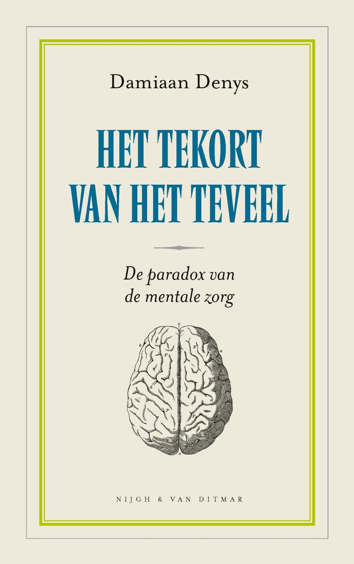 Het tekort van het teveel: de paradox van de mentale zorg book