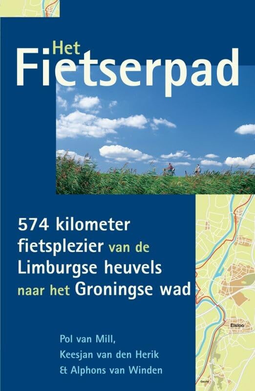 Het fietserpad: 574 kilometer fietsplezier van de Limburgse heuvels naar het Groningse wad book