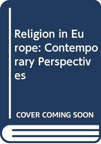 Religion in Europe: Contemporary Perspectives Religion & Esotericism