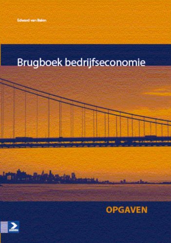 Brugboek bedrijfseconomie Opgaven book