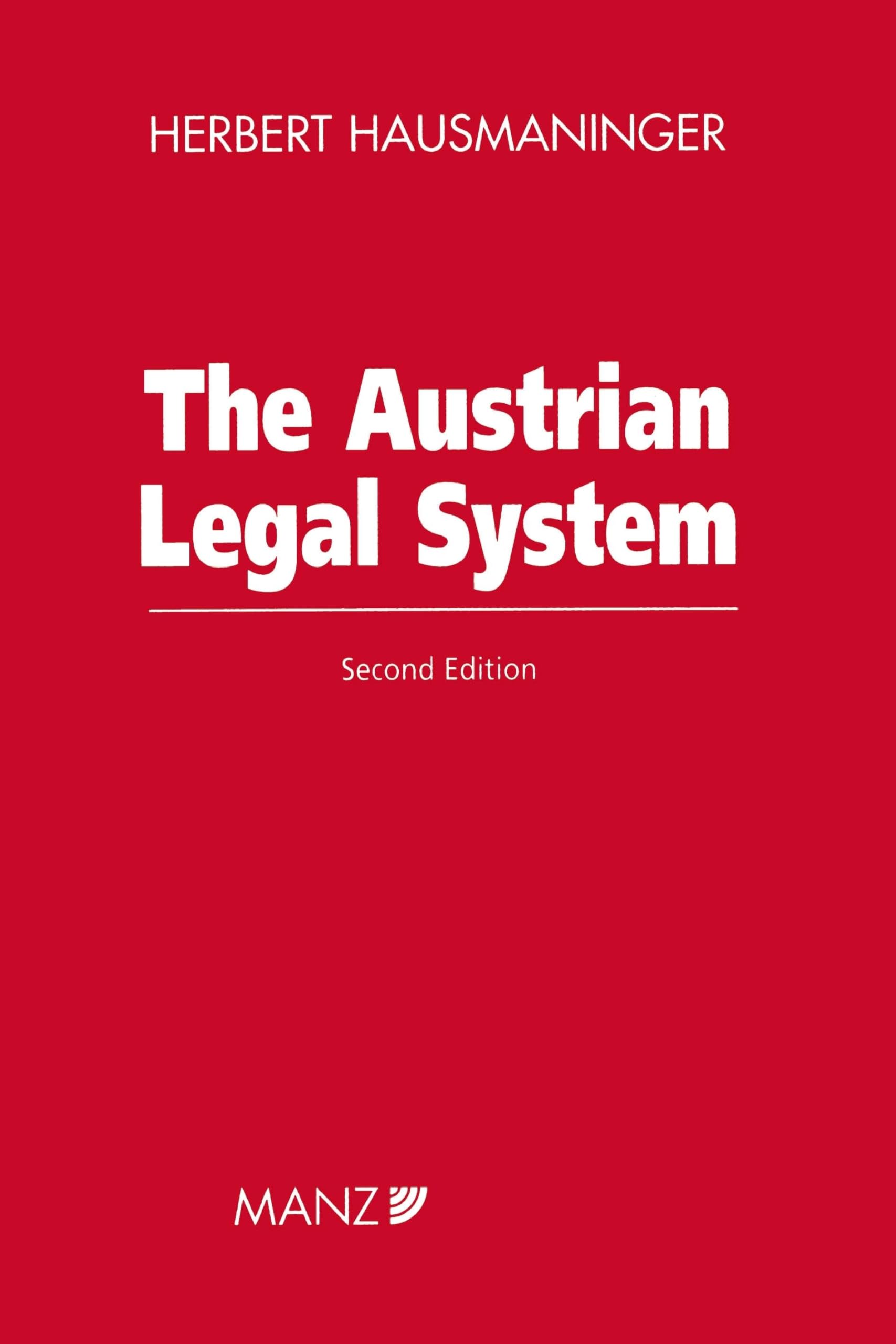 The Austrian Legal System Law Books