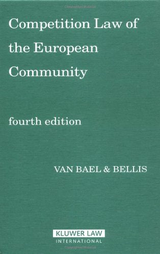 Competition Law Of The European Community Law