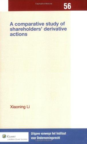 A Comparative Study of Shareholders' Derivative Actions: England, The United States, Germany and China Law