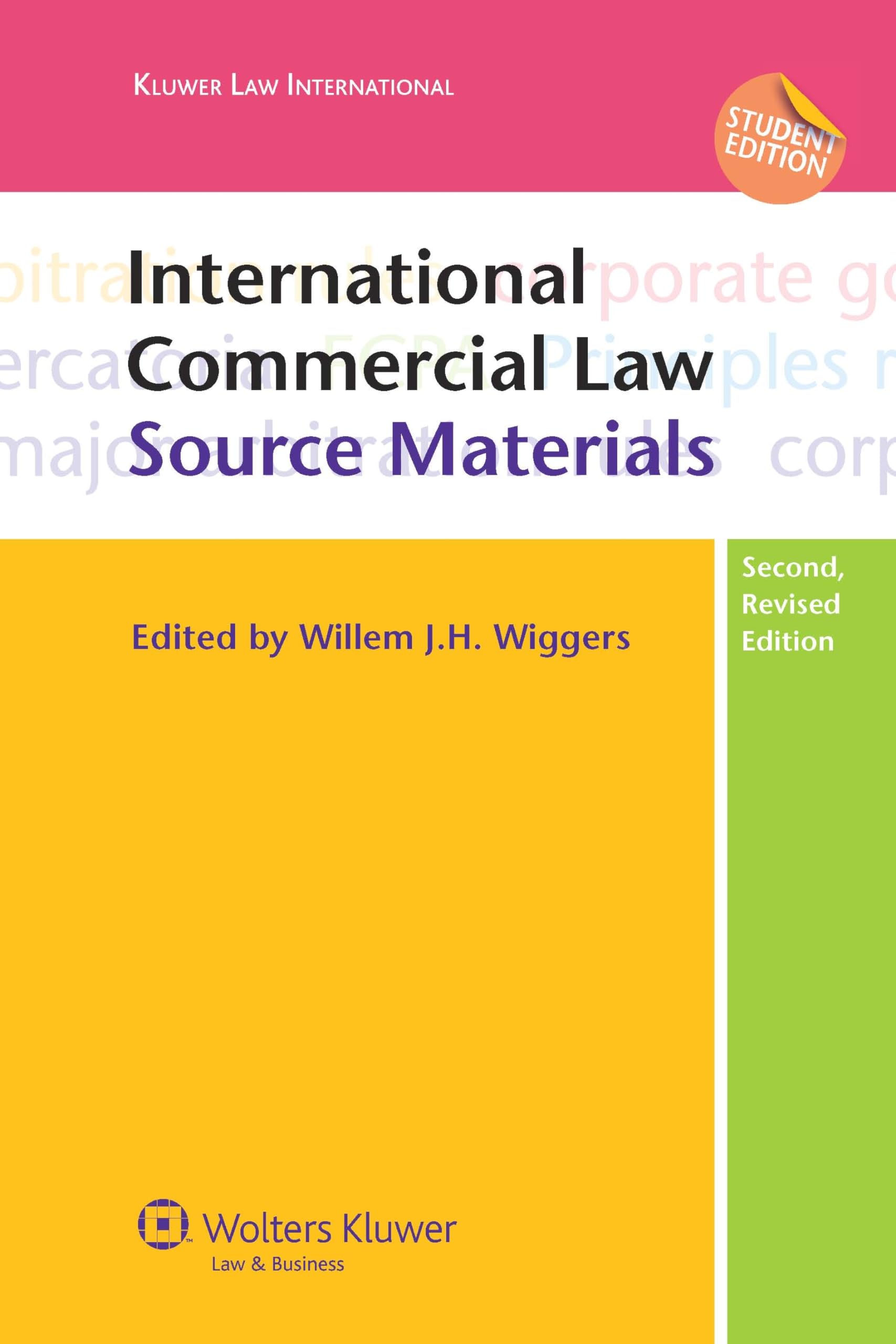 International Commercial Law: Source Materials Law