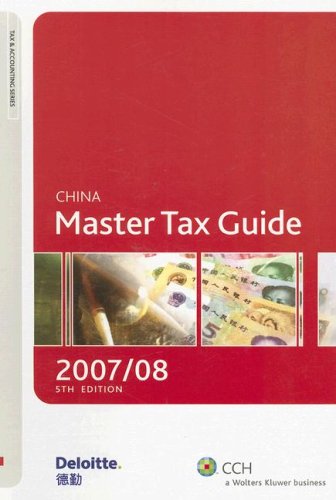 Product Image: China Master Tax Guide 2007/ 08