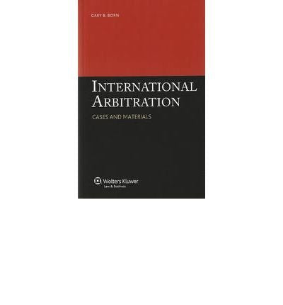Product Image: International Arbitration: Cases and Materials