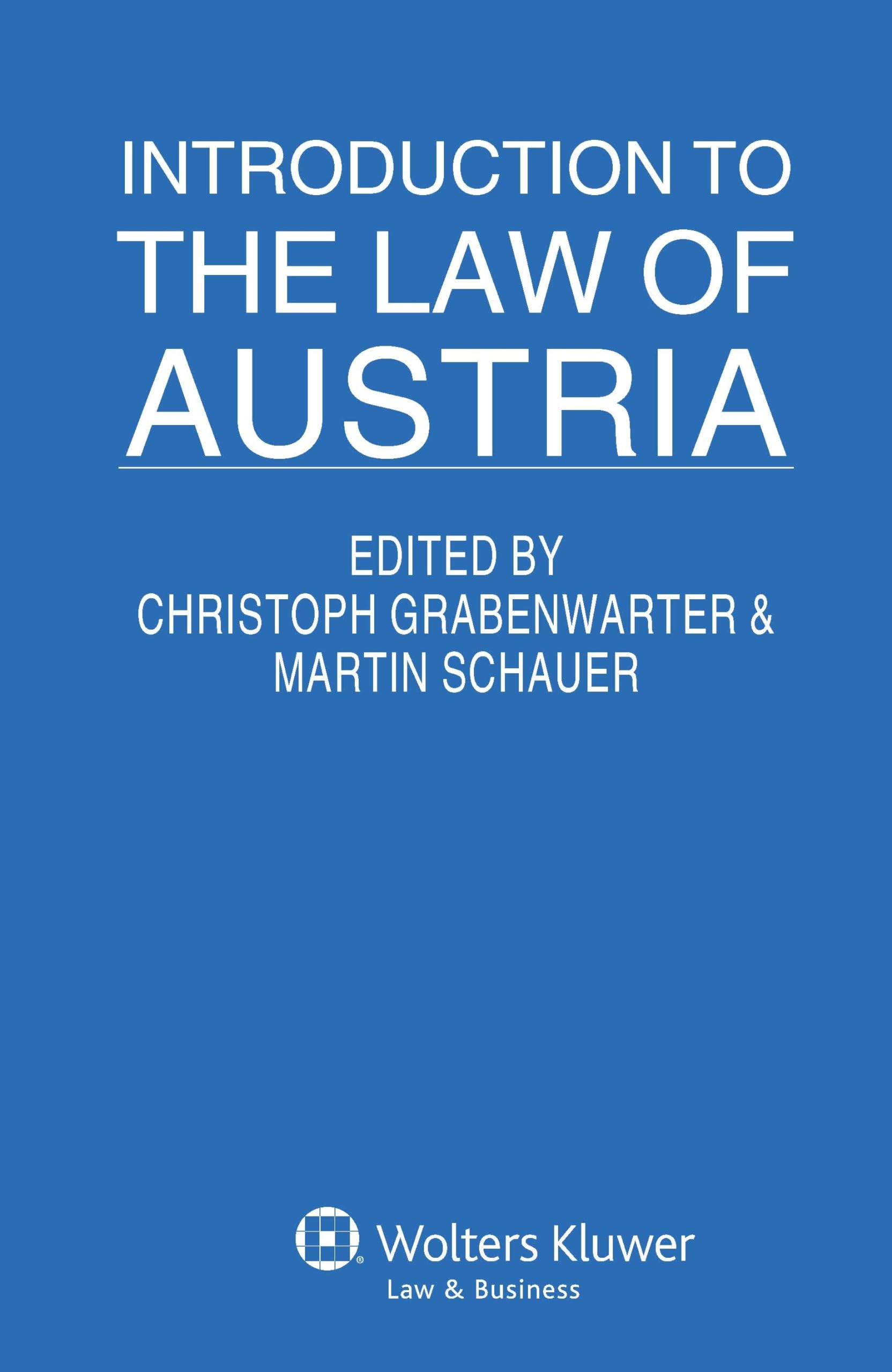 Introduction to the Law of Austria Law