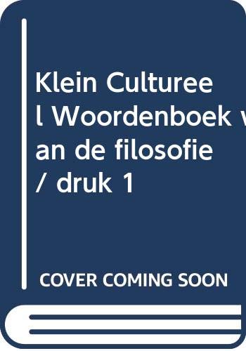 Klein Cultureel Woordenboek van de filosofie book