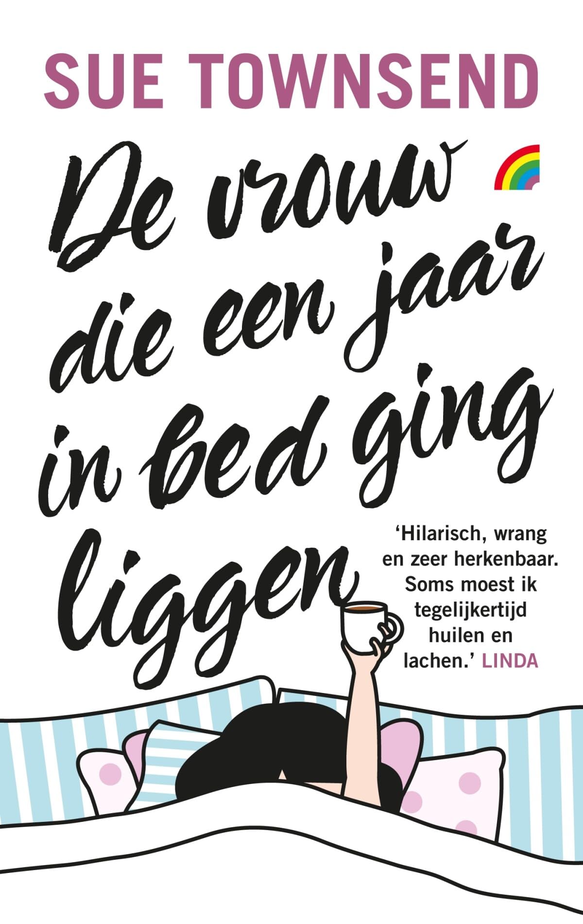 De vrouw die een jaar in bed ging liggen book