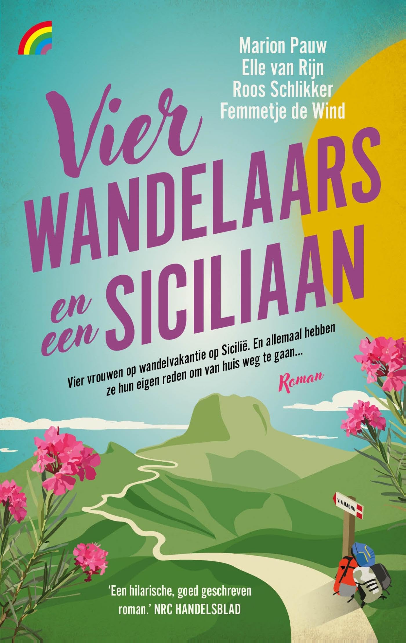 Vier wandelaars en een Siciliaan book