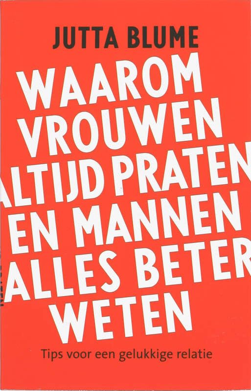 Waarom vrouwen altijd praten en man Psychology
