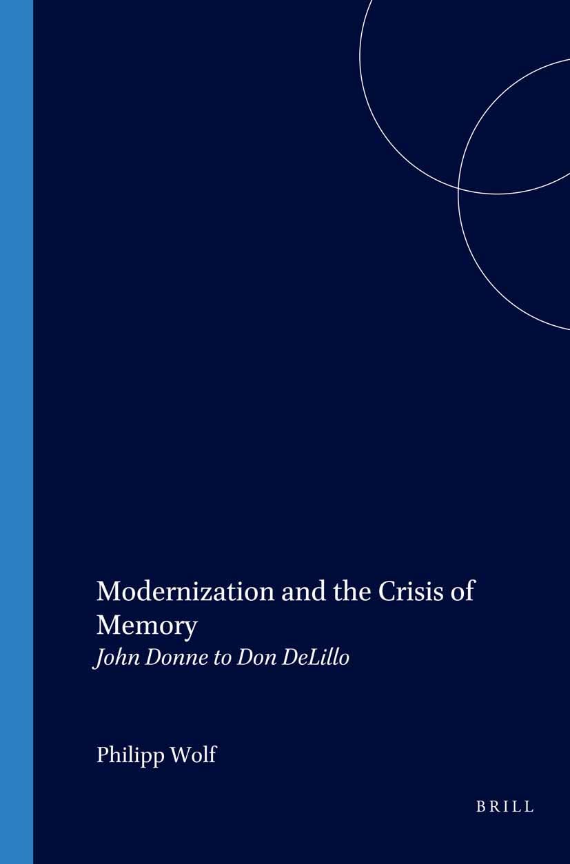 Product Image: Modernization and the Crisis of Memory