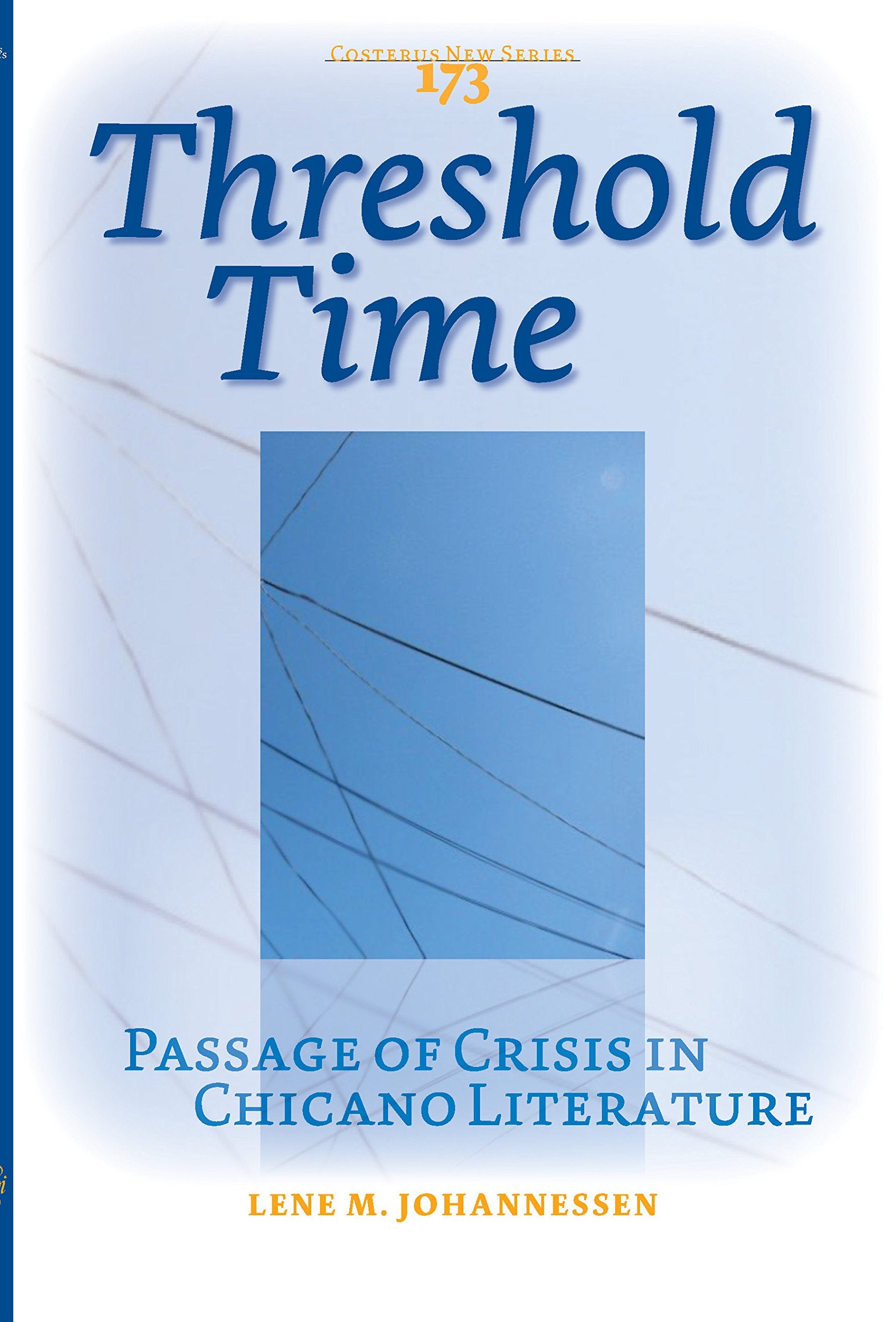 Threshold Time: Passage of Crisis in Chicano Literature (Costerus New Series, 173, Band 173) Social Sciences