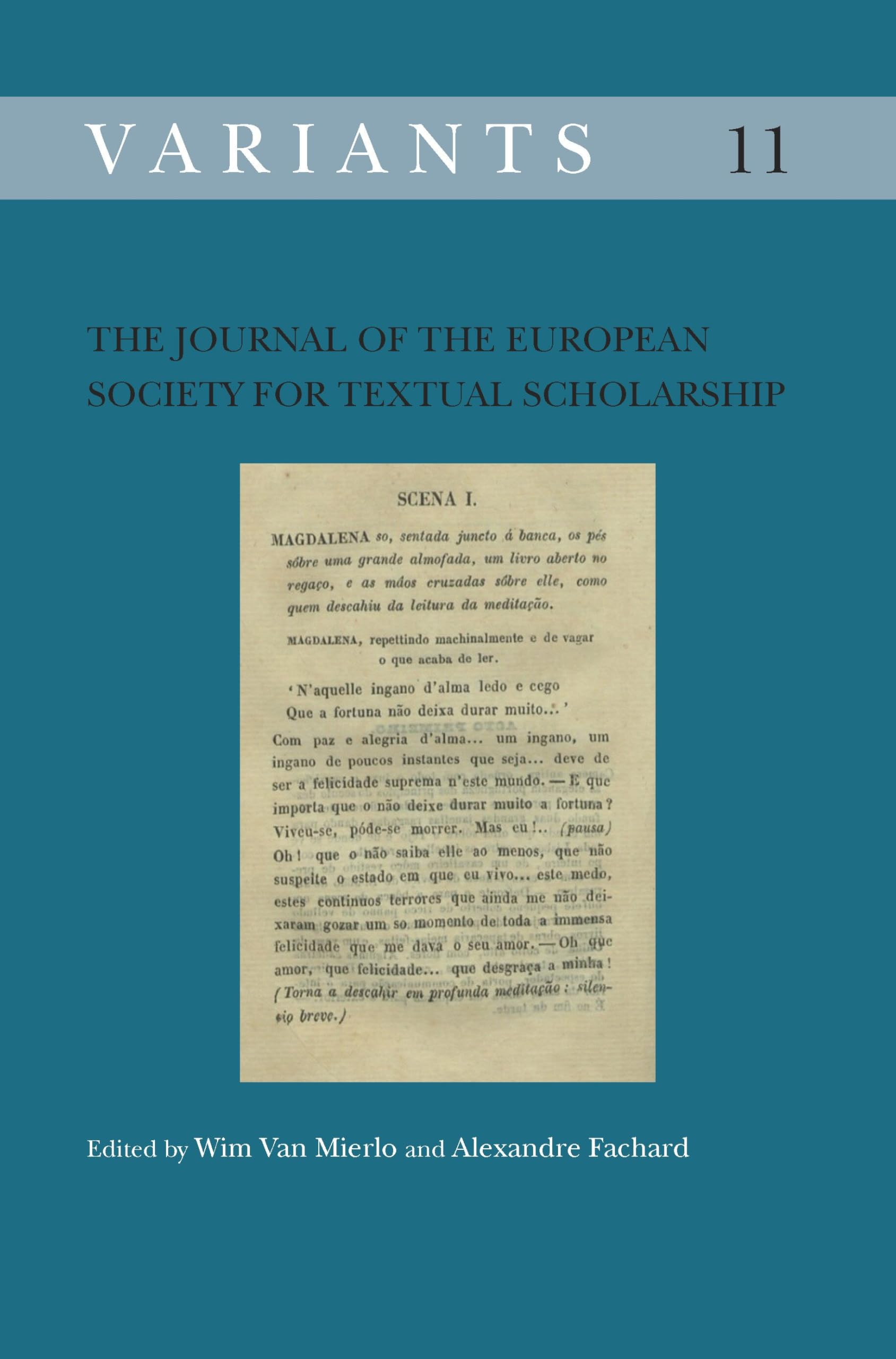 The Journal of the European Society for Textual Scholarship Reference Books