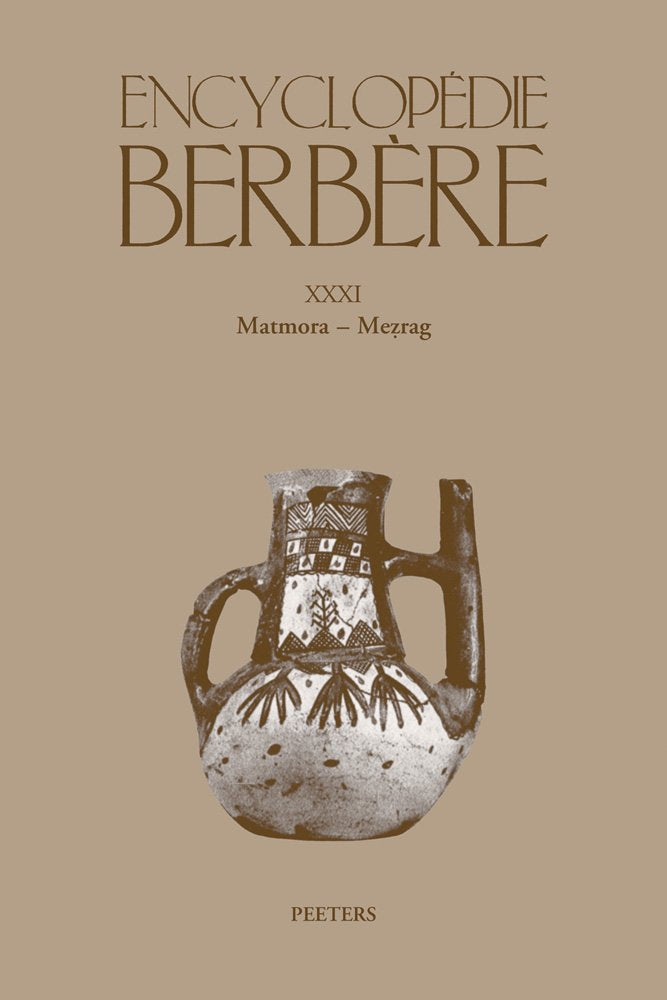 Encyclopedie Berbere: Matmora-mezrag Social Sciences